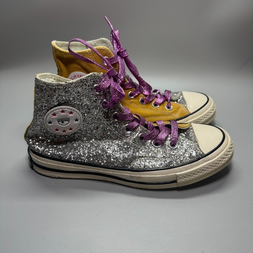 Converse x Chiara Ferragni Paillette Big Eyes‎ Black Chuck Taylor Hi All Star 4